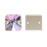Luminous Green Rivoli Square Shape High Quality Glass Sew-on Rhinestones WholesaleRhinestone
